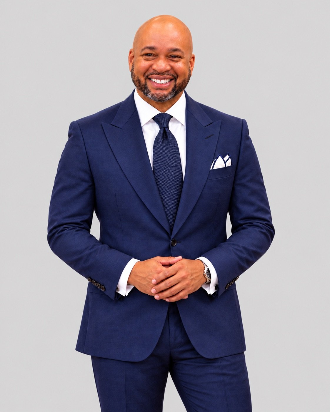 Full-Length Standing of Pastor Elijah Rodriguez